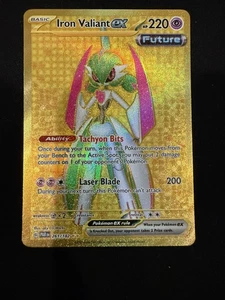 Iron Valiant ex - Hyper Rare SV04: Paradox Rift 261/182 NM - Picture 1 of 2
