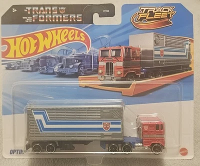 风火轮 2025 变形金刚 Optimus Prime 轨道车队全新半挂架 HTF 全新  — 第 1/3 张图片