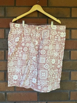 Falda vaquera hawaiana Ren Spooner | Roja y blanca | Mujer talla 40 Foto 1 de 4