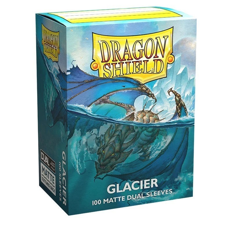 Dragon Shield Sleeves: Standard Matte Dual - Glacier 100CT - Image 1 of 1