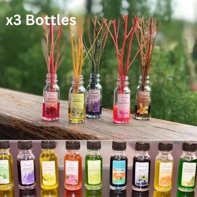 HongHom Reed Diffuser 15ml 3 Bottles Home Fragrance Aroma Scent Sticks Gift Set - Image 1 of 4