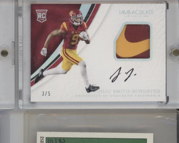 Juju Smith-Schuster 2017 Panini Immaculate Collegiate Rookie Patch Auto #119 #/5 Foto 1 de 1