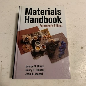 Materials Handbook 14th Edition Brady/Clauser/Vaccari. B21 - Bild 1 von 6