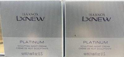 (2) New AVON Isa Knox LXNEW Platinum Sculpting night Cream 1.69  oz/ NIB 2 Boxes - image 1 of 2