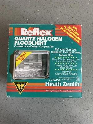 Reflex Heath Zenith 250W Quartz Halogen Floodlight #SL-5515-B - Image 1 of 4