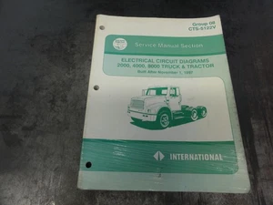 International 2000 4000 8000 Elektrischer Schaltplan Handbuch CTS-5122V - Bild 1 von 7