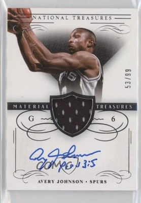 2013 Panini National Treasures Material Signatures/99 Avery Johnson #MT-AJ automático Foto 1 de 2