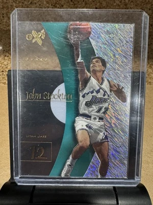 1997-98 E-X2001 #27 John Stockton Utah Jazz - Imagem 1 de 2