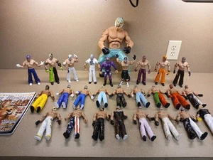 Huge WWE Jakks Pacific Rey Mysterio Lot (27) Includes 27 Figs, &Mag. - Picture 1 of 19