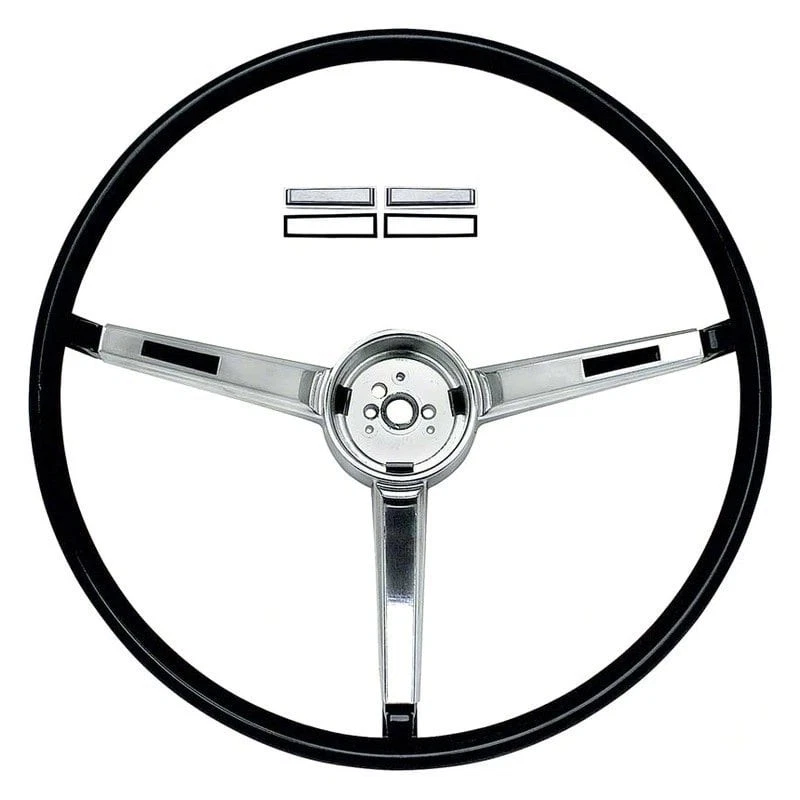 For Chevy Chevelle 1967 OER 3-Spoke Super Sport Black Steering Wheel - Изображение 1 из 1