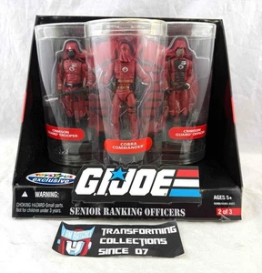 GI Joe 2007 Senior Banking Officers TRU Exclusive 3 Pack Cobra Commander - Picture 1 of 2