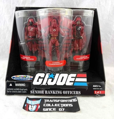GI Joe 2007 Senior Banking Officers TRU Exclusive 3 Pack Cobra Commander - Image 1 of 2
