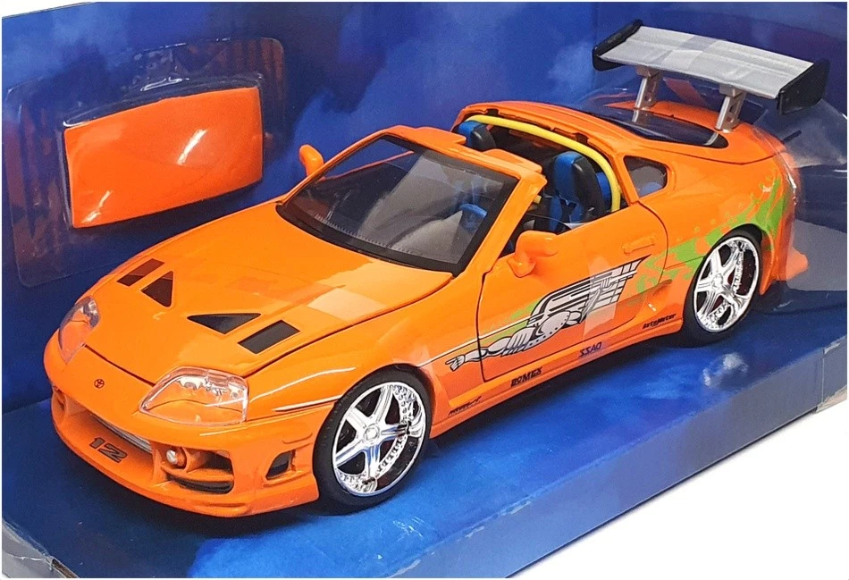 Toyota Supra Jada escala 1/24 97168 - Fast & Furious Brian's - naranja Foto 1 de 4