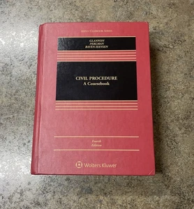 Civil Procedure: A Coursebook Fourth Edition Aspen Casebook Series GOOD - Picture 1 of 8