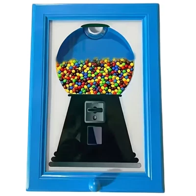 Wall Mounted Candy Dispenser Dry Food Cereal Nut Snack Storage Container - Изображение 1 из 4