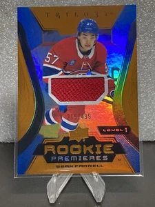 2023-24 UD Trilogy Rookie Premieres Jersey /499 Sean Farrell #122 Montrel - Picture 1 of 2