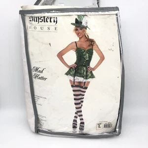 New Mystery House Mad Hatter Sexy Costume - Size L - Picture 1 of 8