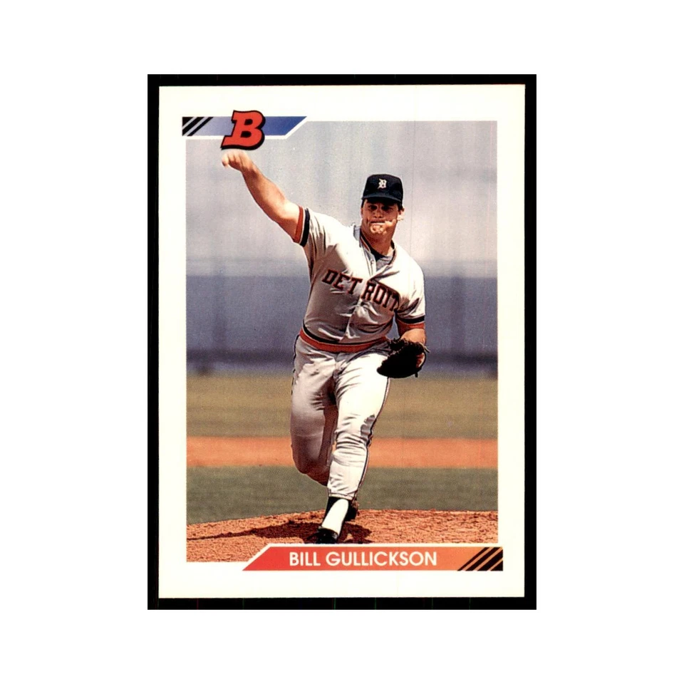 1992 Bowman Bill Gullickson Baseball Cards #558 - Image 1 of 3