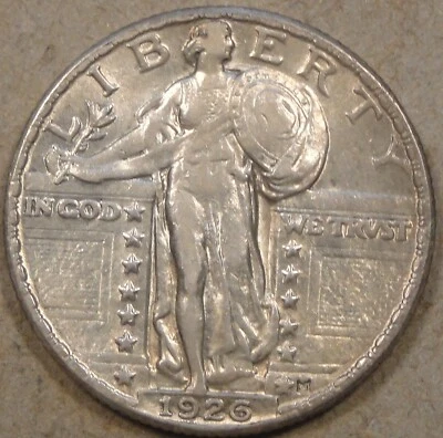 1926 Standing Liberty Quarter 25c as Pictured - Image 1 of 2