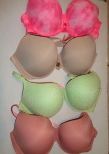 Victoria secrets pink bras wear everywhere super push up 38DD, 38D - Picture 1 of 9