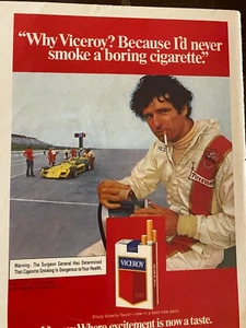 Viceroy Cigarettes, Full Page Vintage Print Ad - Picture 1 of 1