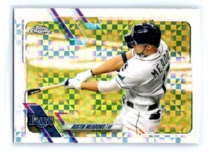 2021 Topps Chrome X-Fractor #45 Austin Meadows Tampa Bay Rays - Picture 1 of 2