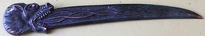 COUPE-PAPIER OUVRE-LETTRE BRONZE OUVRAGE ZOOMORPHE DRAGON - Picture 1 of 2