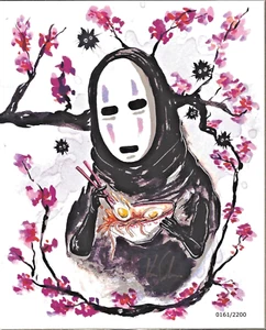 161/2200 SPIRITED AWAY 8x10 ARTIST SIGNED "Ken Salinas" Bam Box Art - Picture 1 of 1