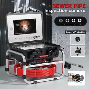 Cable de cámara de drenaje de alcantarillado de tubo de grabación de video autonivelante de 10 pulgadas con contador de 7 mm - Imagen 1 de 15