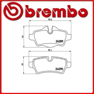 07.B315.33#15 PASTIGLIE FRENO POSTERIORE SPORTIVE BREMBO SPORT MINI MINI (R56) O - Foto 1 di 1