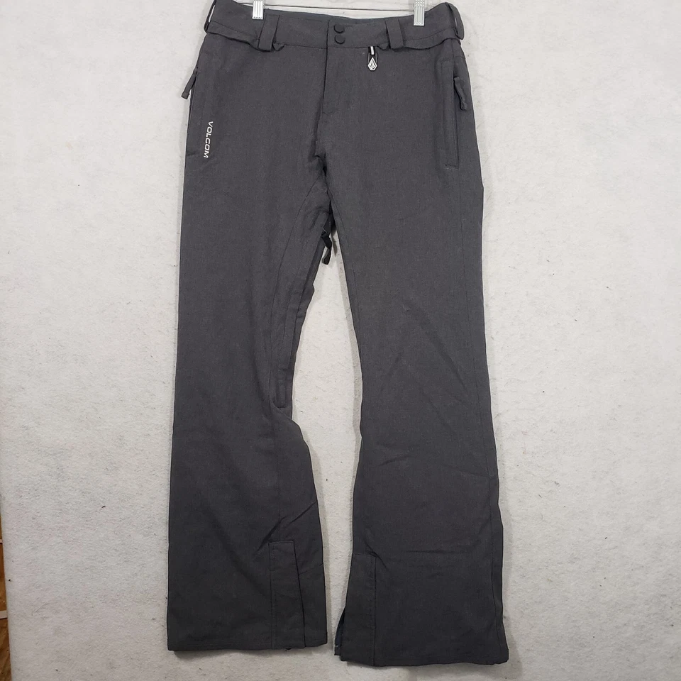 Pantalones chinos de esquí/snowboard Volcom Freakin para nieve 10 km/5 kg m2 para hombre XS gris 31x32 Foto 1 de 4