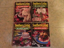 4 Southern Living Annual Recipes 1987, 1993, 1998, 2001