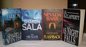  Lot of 4-Books-Shades of Winter,The Healer, As Night Falls and Flashback - Picture 1 of 3