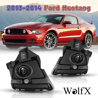Luces antiniebla para Ford Mustang GT 2013 2014 luces de parachoques delanteras de conducción + bisel + bombillas Foto 1 de 4