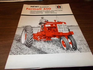 1950s International Harvestor Farmall 450 28-page Sales Catalog - Picture 1 of 6