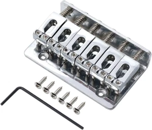 Hardtail Brücke Top Load Gitarrensattel 6 Saiten Tele Strat Style E-Gitarre - Bild 1 von 11