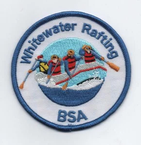Whitewater Rafting Patch (New), "Since 1910" Slogan Backing, Mint! - Picture 1 of 1