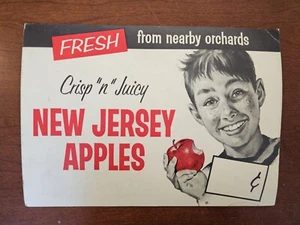 New Jersey Apfelschild Bauernhof Markt Landwirtschaft Werbeschild Preis NJ 14x10 - Bild 1 von 6