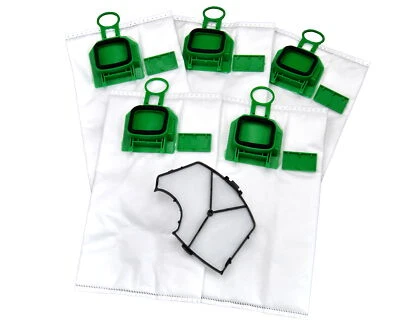 FSPRODUKTE Fünf Staubsaugerbeutel geeignet f. Vorwerk VK FP 140 150 + 1 Motorschutzfilter