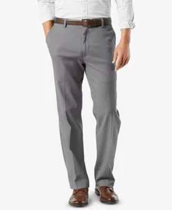 Dockers Men's Easy Classic Fit Khaki Stretch Pants 36x29 Burma Grey - Picture 1 of 3
