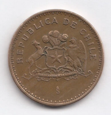 CHILE 1996 100 pesos -by reason or force-  KM226.2  R1969 - Image 1 of 2