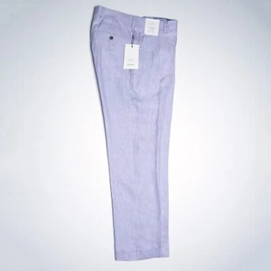 Murano Baird McNutt Men's Linen Pants 30x30 Alex Slim Fit Purple NWT Retail $95 - Picture 1 of 12
