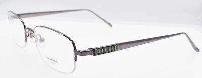 Gafas para mujer Vera Wang Celeste GM media montura 51-18-130 Gunmetal con cristales Foto 1 de 3