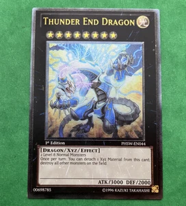 Yu-Gi-Oh! Thunder End Dragon PHSW-EN044 Ultimate Raro 1a Edición No Como Nuevo - Imagen 1 de 4