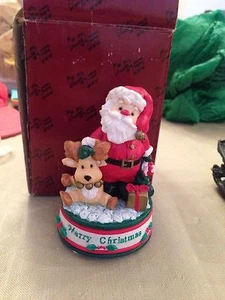 San Francisco Music Box Co Merry Christmas Mini Figurine 31-29230-6-00 Santa - Picture 1 of 5