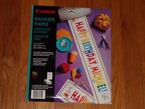 New Cannon Banner Paper use to make personalized custom banners - Afbeelding 1 van 2