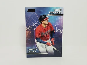 2023 Stadium Club #CFPRO-12 Austin Riley - Chief Fantasy Pro Black (29/99) - Picture 1 of 3