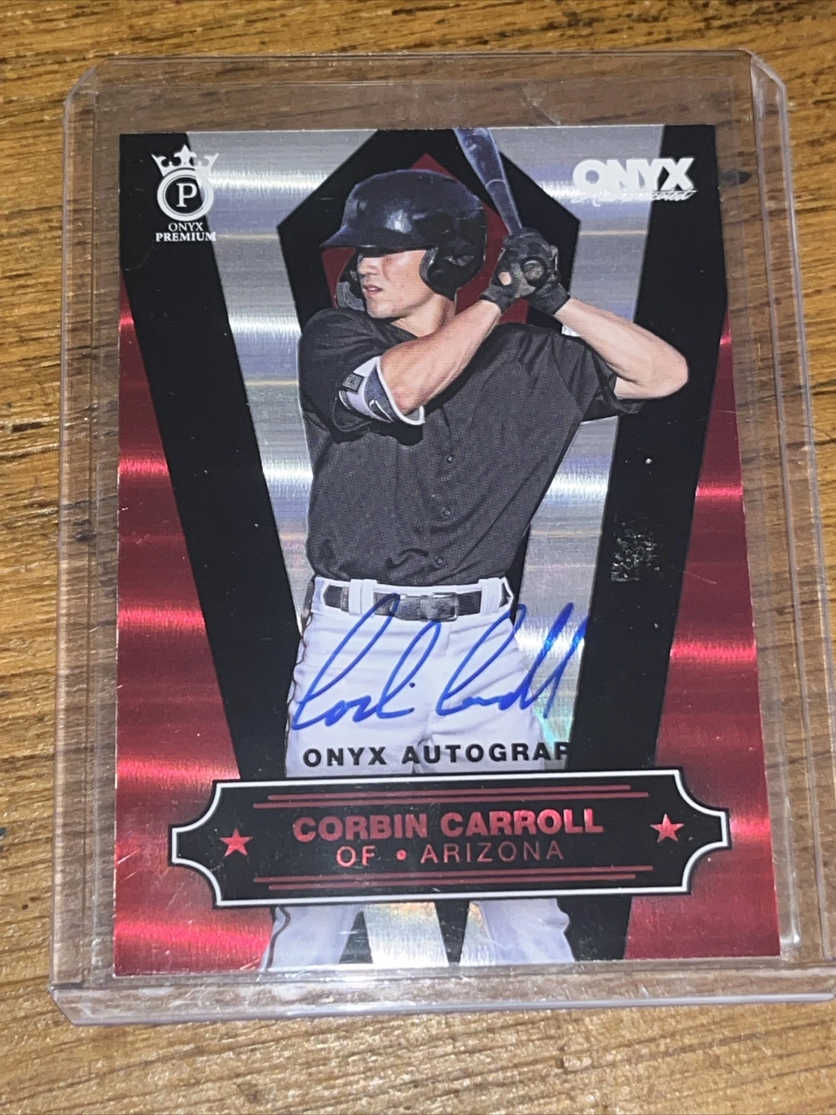 2022 Onyx Premium CORBIN CARROLL AUTO SILVER OP-CC 2023 NL ROY