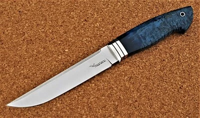 H12MF Stahl Outdoor JagdMesser Yasniy Sokol Russland Handarbeit HRC61Буревестник - Bild 1 von 4