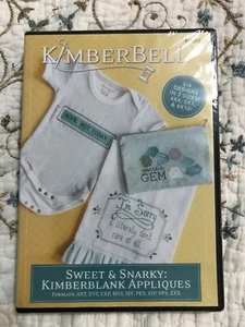 Kimberbell Sweet And Snarky Kimberblank Appliques KD595 NEW, SEALED, UNOPENED - Picture 1 of 2
